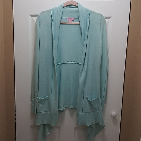 Lilly Pulitzer Jacey Sweater‎ in Skye Blue - Picture 12 of 12